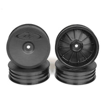 Load image into Gallery viewer, DE RACING - Slim Speedline Buggy Wheels for Associated B6 - B6D / Front / BLACK / 4Pcs