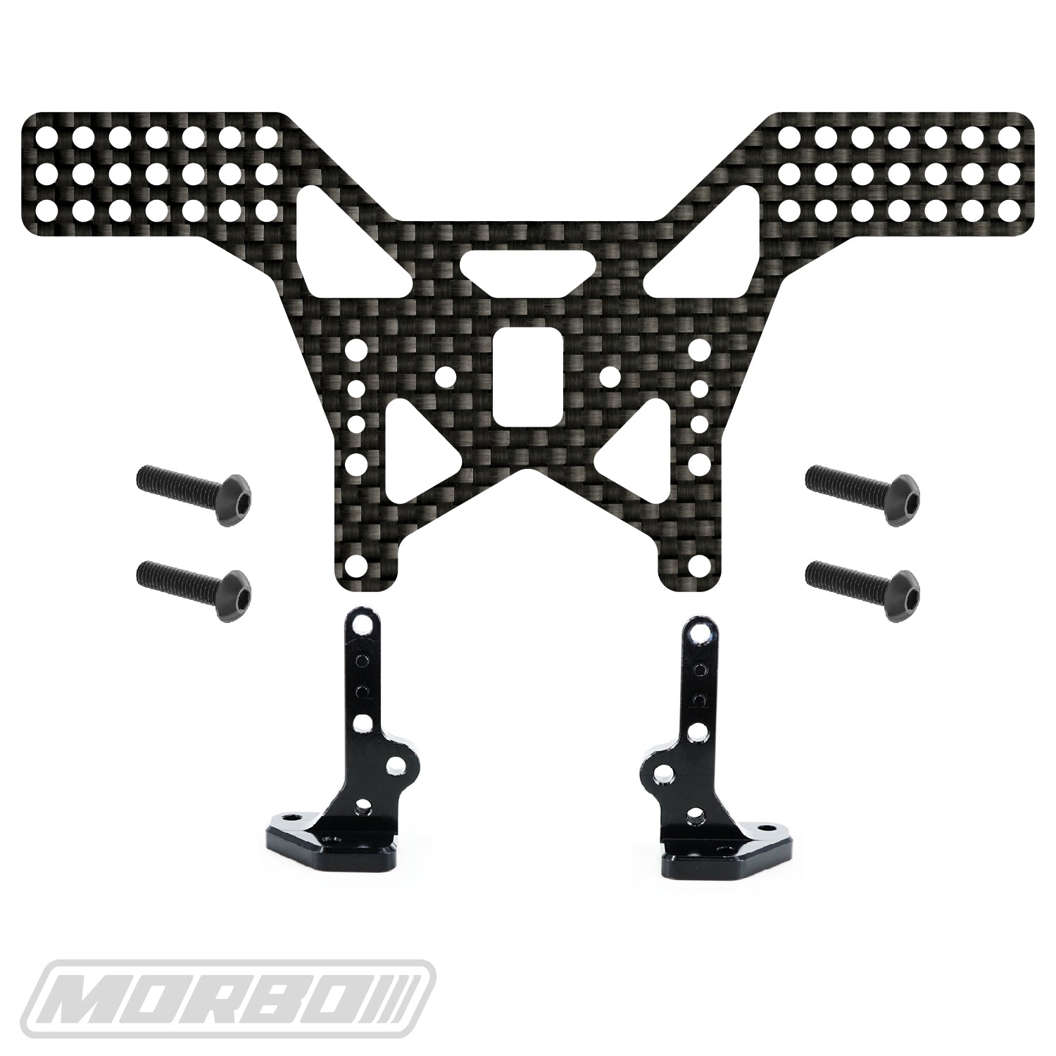 MORBO DR10 REAR SHOCK TOWER W/ DRC402 CF MORBO RACING
