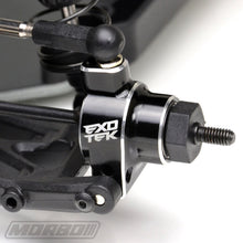 Load image into Gallery viewer, EXOTEK 22S SPRINT REAR HD HUB SET, 1pr 7075 black w/ silver
