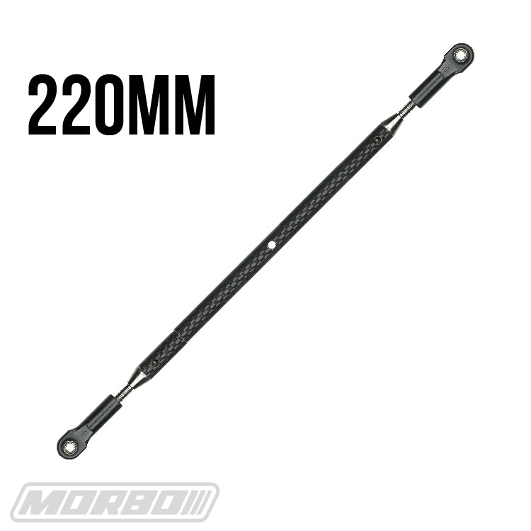 MORBO WHEELIE BAR TURNBUCKLE CF 220MM MORBO RACING
