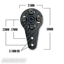Load image into Gallery viewer, MORBO 25T ADJUSTABLE CARBON FIBER SERVO HORN (23MM)