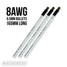 Load image into Gallery viewer, MORBO 165MM 8AWG MOTOR LEADS W/ 6.5MM BULLETS

