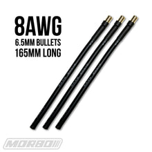 Load image into Gallery viewer, MORBO 165MM 8AWG MOTOR LEADS W/ 6.5MM BULLETS

