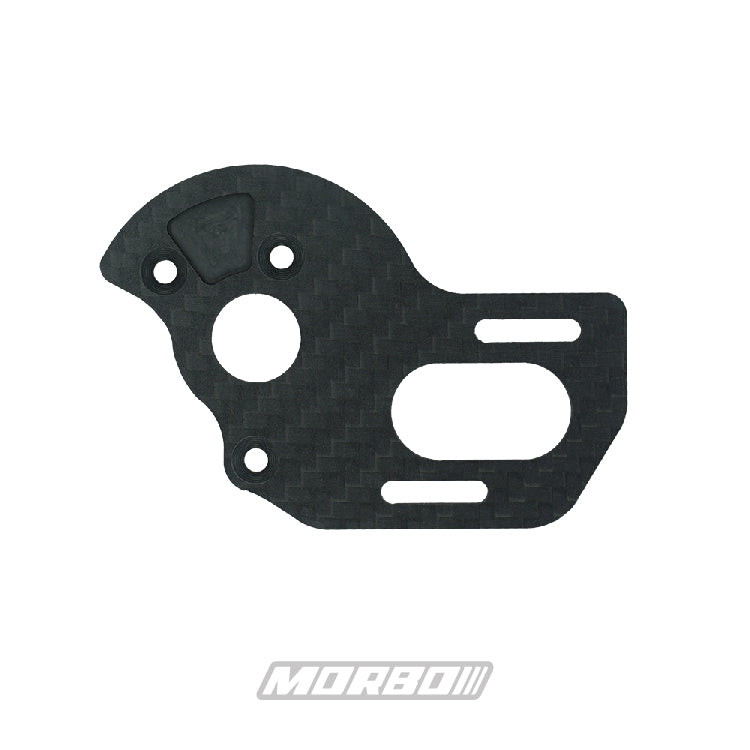 MORBO ASC B6.1-B6.3 LAY DOWN XL MOTOR MOUNT PLATE CF