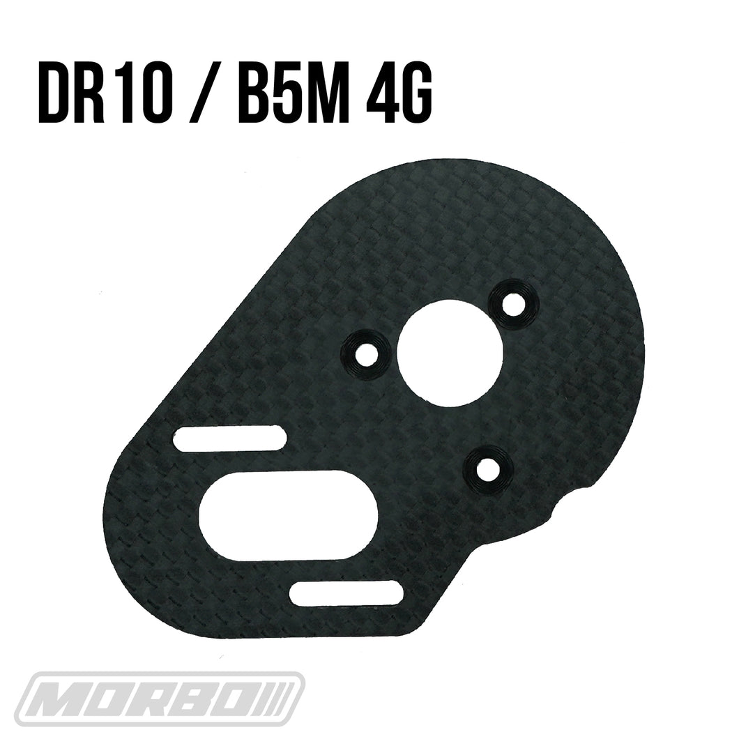 MORBO B5M - DR10 XL MOTOR MOUNT PLATE CF