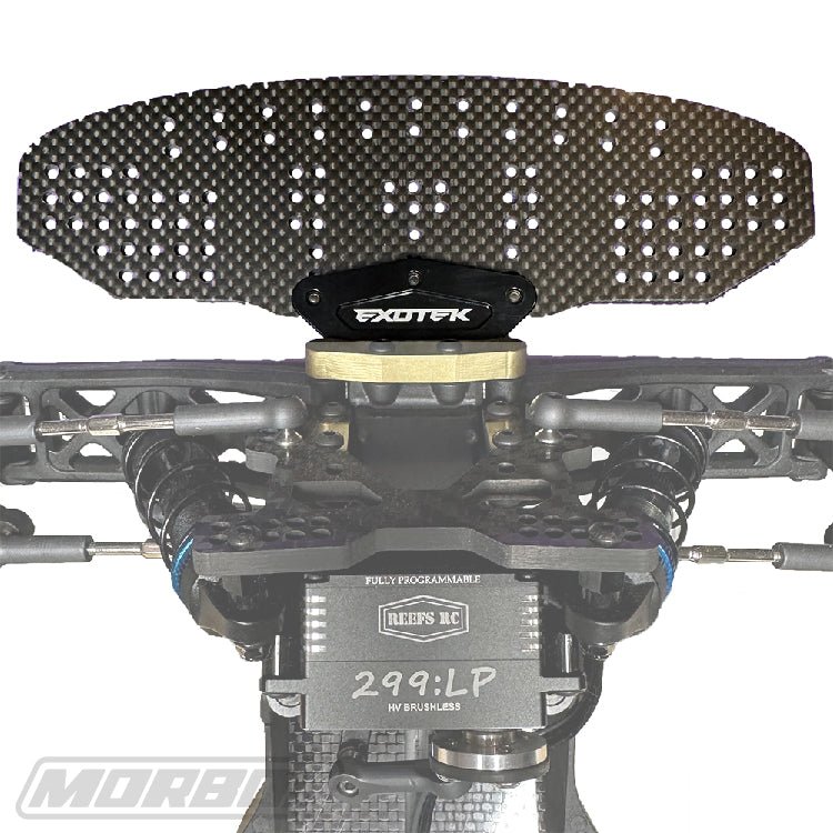 MORBO DR10 / DR10M CF BUMPER EXOTEK MOUNT MORBO RACING
