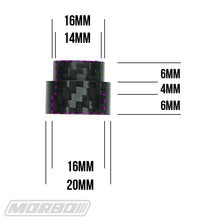 Load image into Gallery viewer, MORBO CF SPRING CUFF SPACERS LG
