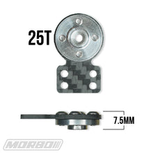 Load image into Gallery viewer, MORBO 25T ADJUSTABLE CARBON FIBER SERVO HORN (19MM X 20MM)
