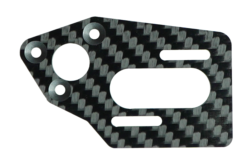 MORBO EXOTEK TLR 22 5.0 4MM XL MOTOR MOUNT PLATE CF
