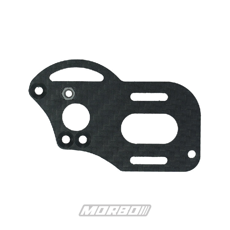 MORBO TLR 22 5.0 XL MOTOR MOUNT PLATE CF